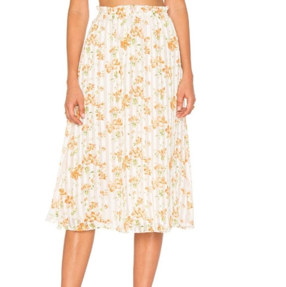 PRIVACY PLEASE Whitney Vintage Floral Midi Skirt - Picture 2 of 9